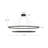 Ovale 2 - Light Aluminium Dimmable LED Tiered Chandelier-95320112
