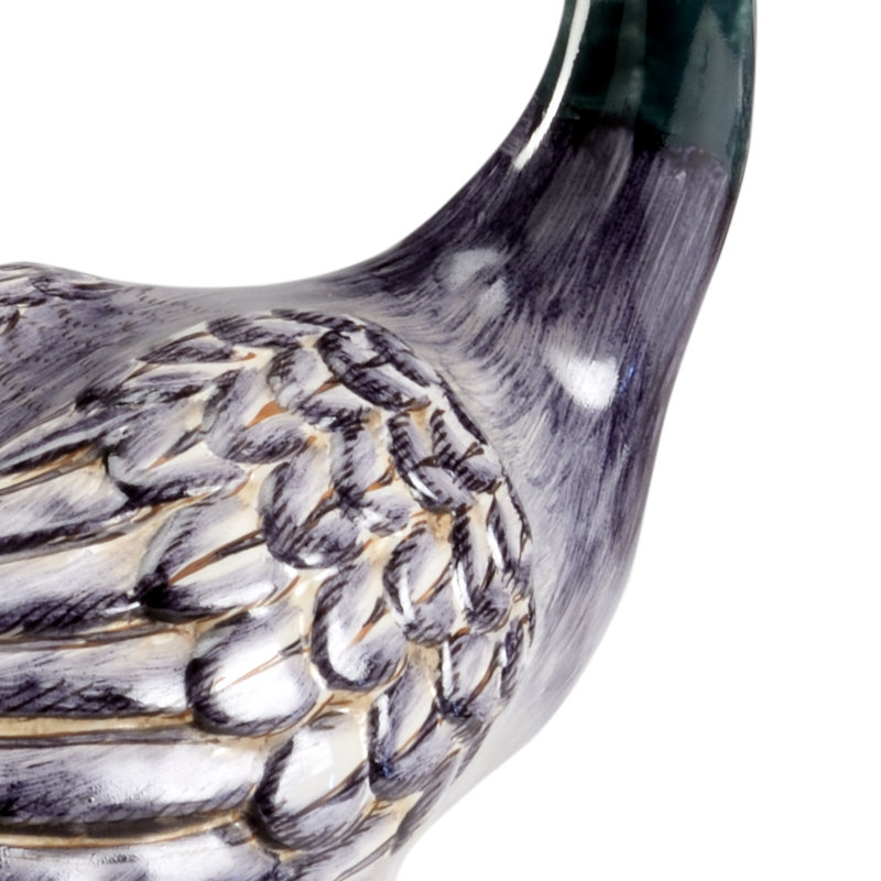 Loon 2 Piece Figurine Set, Black