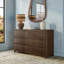 Commode 6 tiroirs Sedona, clou de girofle-1164174024