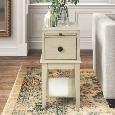 Table de bout avec rangement Arnulfo