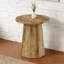 Table d'appoint en bois avec base octogonale-1394377813