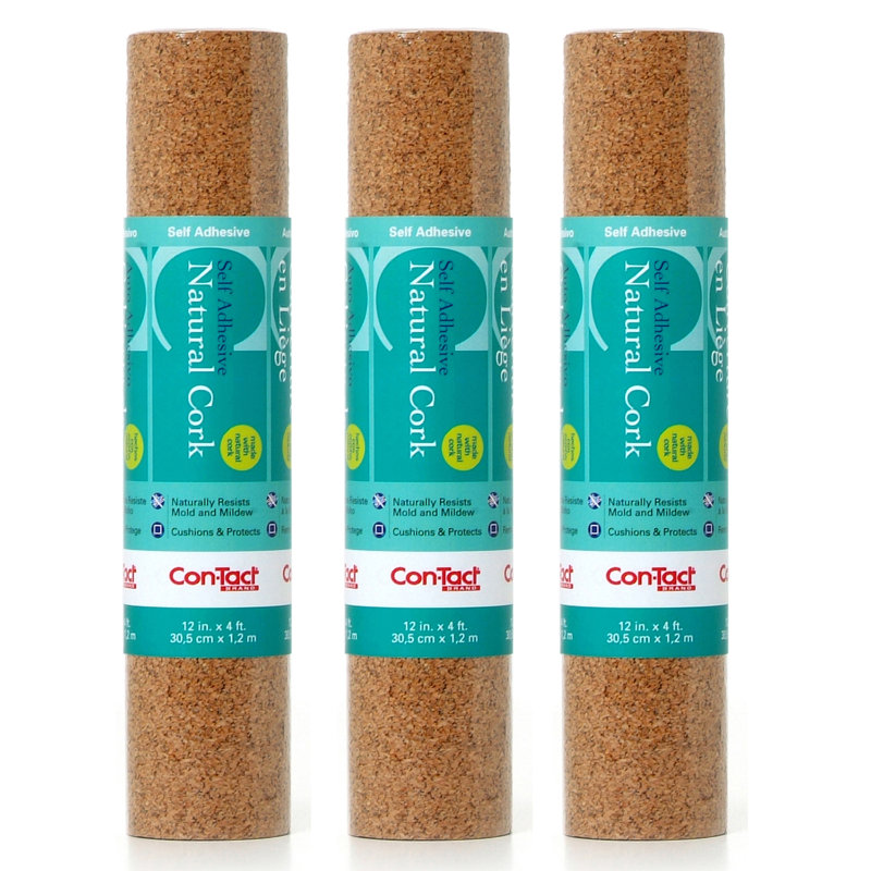 Con-tact Brand Cork Mounting / Installation Required and Wall Chalkboard