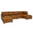 Faux Leather Fabric Modular Sectional