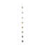 Carillon décoratif en forme d'arrosoir pour l'extérieur - Carillon suspendu pour le jardin, à accrocher aux branches d'arbres ou à décorer dans la cour - 231 cm, doré