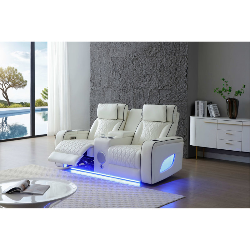 Causeuse inclinable Lumin G00807A-RL, blanc