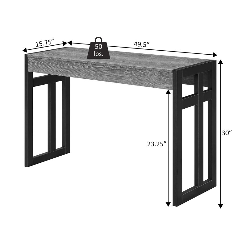 Corralitos 49.50'' Console Table, Cherry