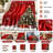 Cozy Christmas Tree Snowflake Blanket, Festive Winter Holiday Plush Throw for Sofa Couch Bedroom Living Room Home Decoration-138227390