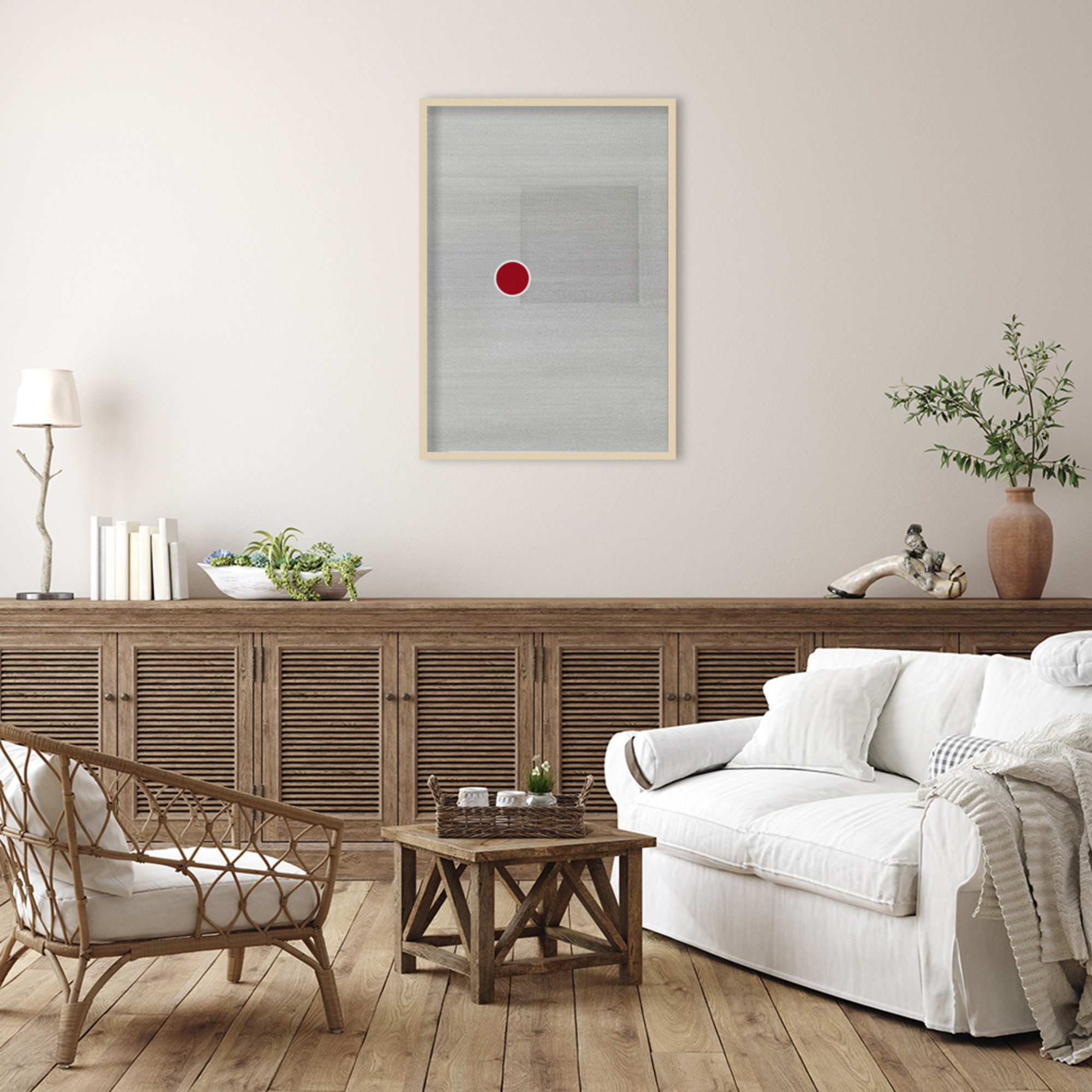 Masako by Alex Dunn, Brown, 41" H x 29" W x 1" D