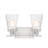 Amabella 2-Light Dimmable Nickel Vanity Light-51363458-51363459