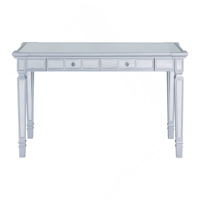 Bureau d'écriture en miroir avec tiroirs