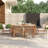 Remy Patio 7-Piece Acacia Wood Dining Set with Removable Cushions-1200518443
