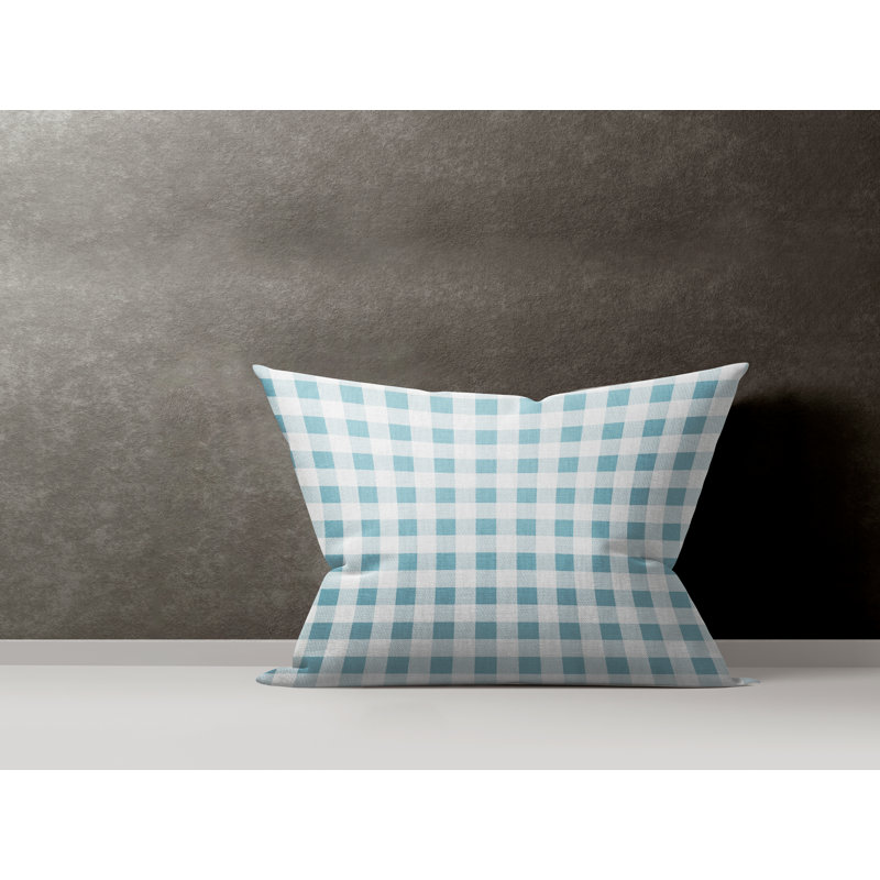  Housse et insert de coussin rectangulaire en coton Margot, Turquoise
