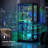 Glass Display Cabinet with Dazzles LED Lights-419259058