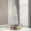 Sparkle White Spruce Pencil Artificial Christmas Tree-1119624208-1113116192