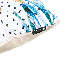 icon Indoor and Outdoor Waterproof Filled Cushion 2x Decorative Palm & 2x Aqua-125353285