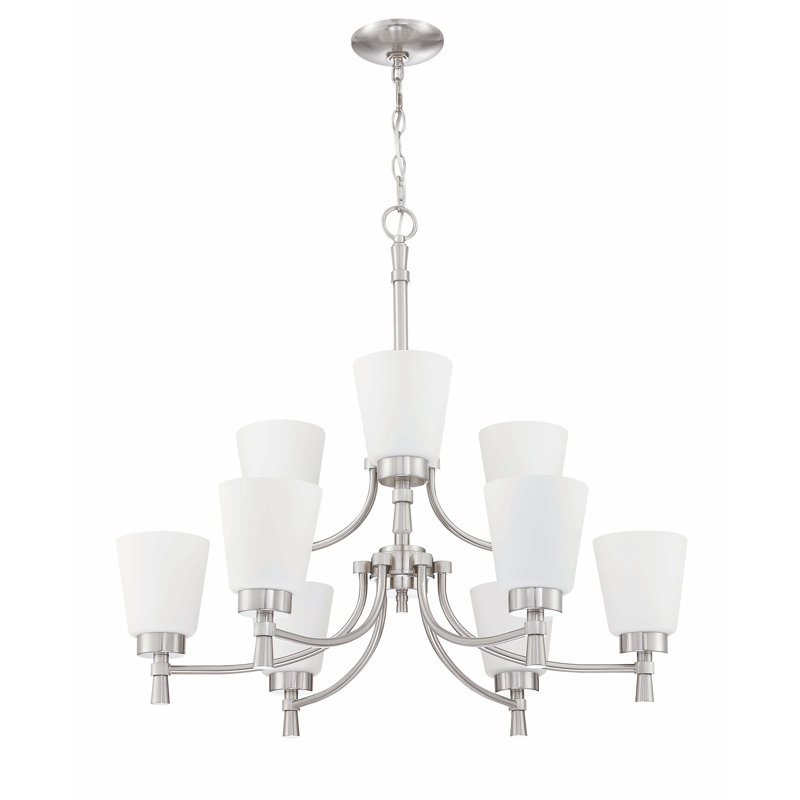 Janiyla 9 - Light Dimmable Tiered Chandelier