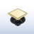 6 Inch Square Shower Floor Drain-122460884