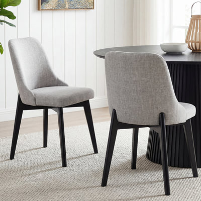 Chaises d'appoint rembourrées en tissu Luciana