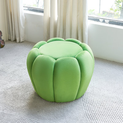 Repose-pieds rembourré avec tabouret de coiffeuse en velours pour le salon