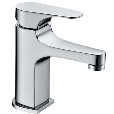 Single-Hole Single-handle Bathroom Faucet with Drain Assembly