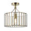 Clear Glass Flush Mount