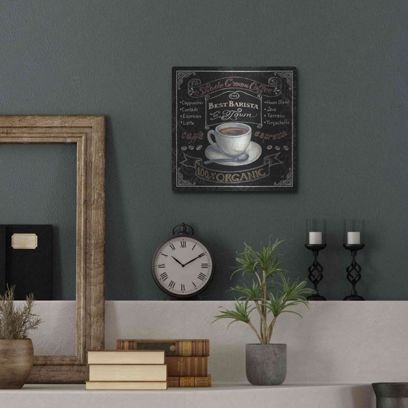 «Morning traitement carré II» par Daphne Brissonet, art mural en métal, H 12 po x l 12 po