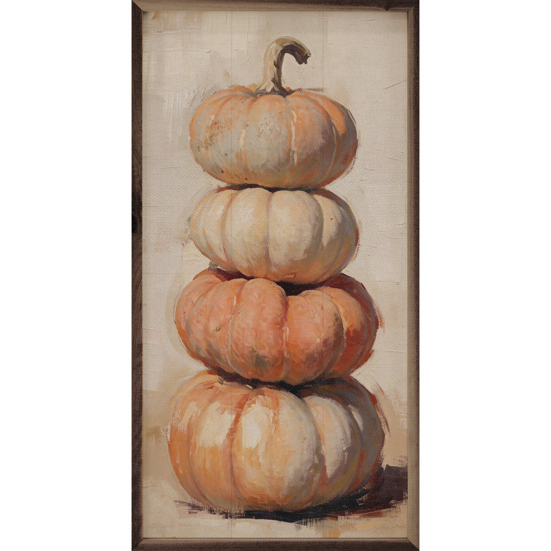 Récolte de citrouilles, H 24 po x l 12 po