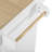 Fluted Kitchen Island With Storage, Drop Leaf, Power Outlet-1498198186