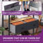 Hall Tree 80cm Wide with Bench and Shoe Storage-199610872
