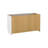 Bases-Two Drawer Stack 60" × 21" × 34.5"Camlock Easy to Assemble Vanity Cabinet
