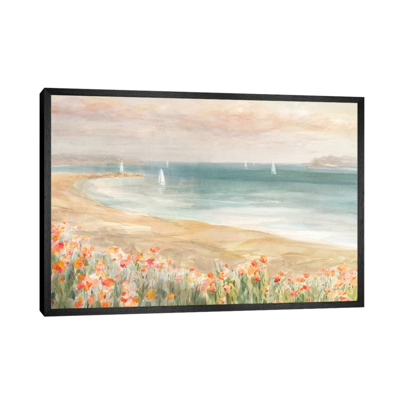 Around The Point III by Danhui Nai - Floater Frame Gallery-Wrapped Canvas Giclée on Canvas, Black, 45.72 cm H x 66.04 cm W