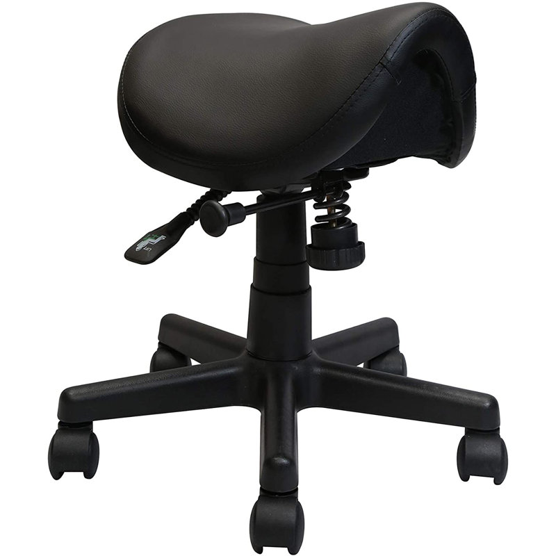 Tabouret de laboratoire réglable en hauteur, Sans anneau repose-pieds