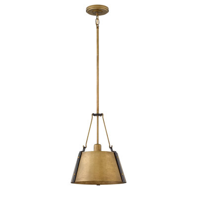 Luminaire suspendu conique à 1 lumière Cartwright