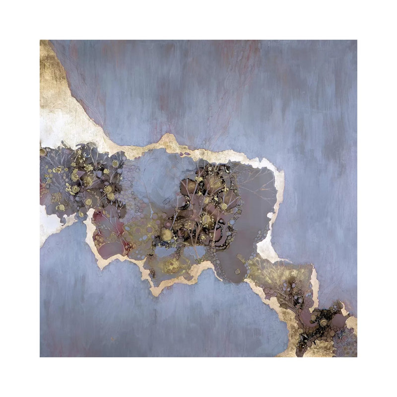 Eclipse by Mishel Schwartz - Painting on Canvas, 66.04cm H x 66.04cm W x 3.81cm D, Wrapped Canvas