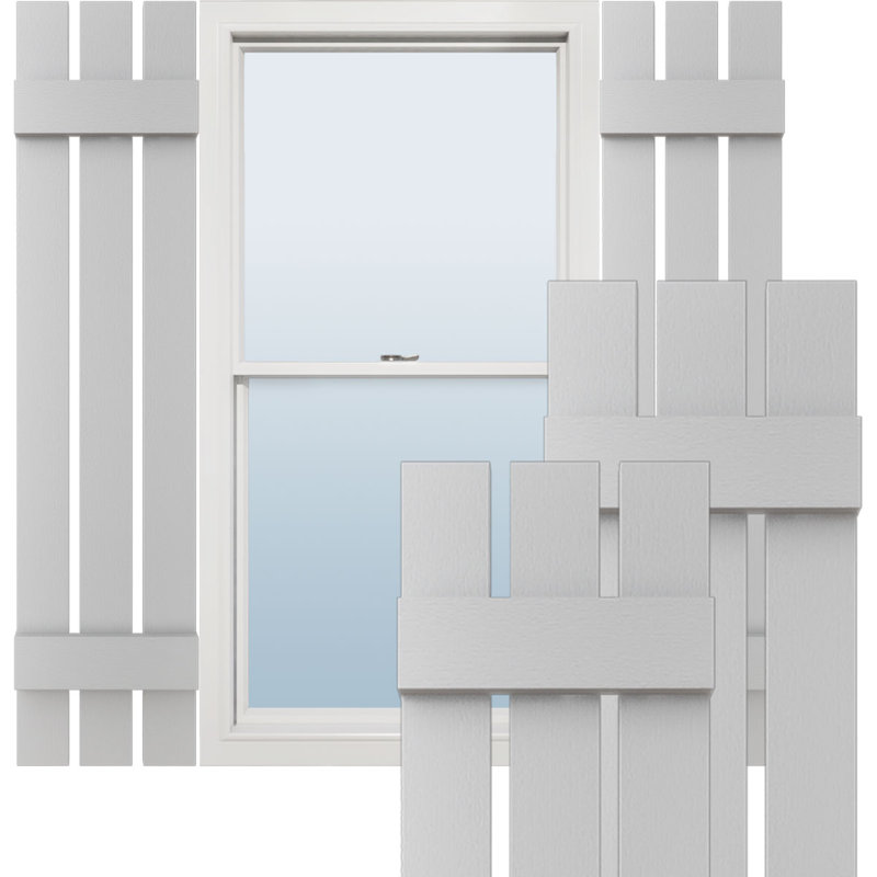 Volets Lifetime, Peut être peint, H 35 po x l 12 po x P 1 po