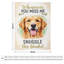 Jeté en flanelle Golden Retriever-133686983