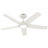 Hunter 44 inch Zentech Wi-Fi ENERGY STAR® Damp Rated 5-Blade Ceiling Fan with LED Light Kit and Handheld Remote-1025416645-1025416646
