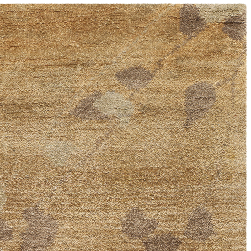 Tapis floral brun Martha / Martha, Rectangle 9 pi 6 po x 13 pi 6 po