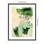 «Elphaba Minimalist Peinture 09» par Iris Lehnhardt, reproduction d'art encadrée sur bois-1088650038-1088650042
