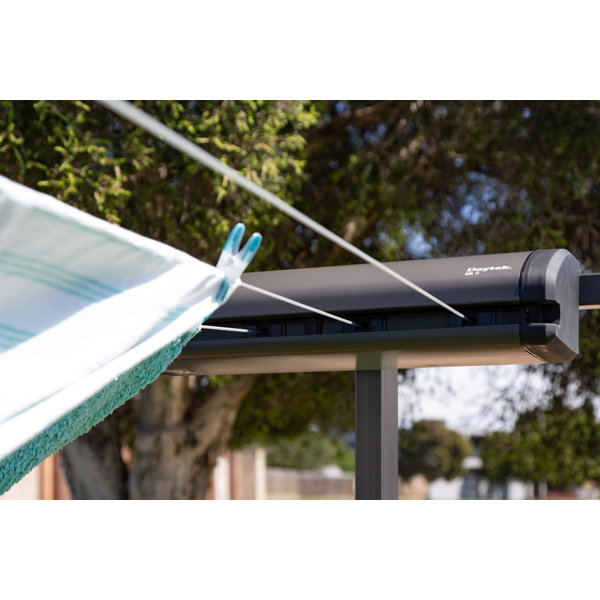 Daytek Steel Retractable Clothesline with Steel Post & Reviews | Wayfair