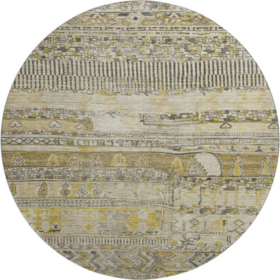Premium Machine Washable Bitteridge AMF1835 Stripes Rug