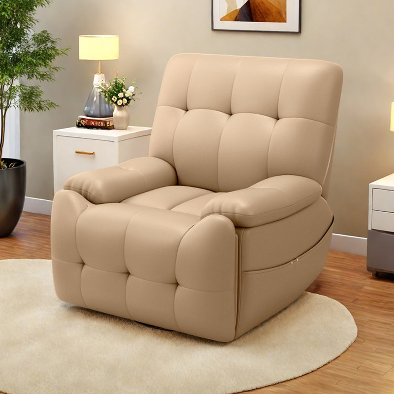 Fauteuil inclinable ergonomique réglable Fincham avec poches de rangement, Kaki