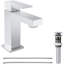 Single-Hole Single-handle Bathroom Faucet with Drain Assembly