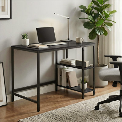 Alaudin Metal Base Computer Desk