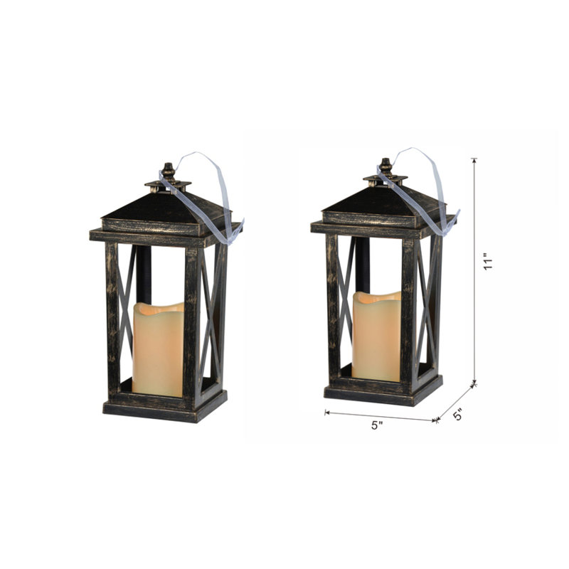 Tor Plastic Lanterns with LED Candle