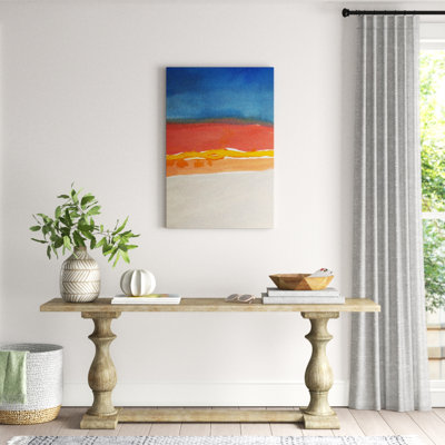 «Kodachrome Horizon Diptych I» par Rob Delamater, reproduction d'art sur toile tendue