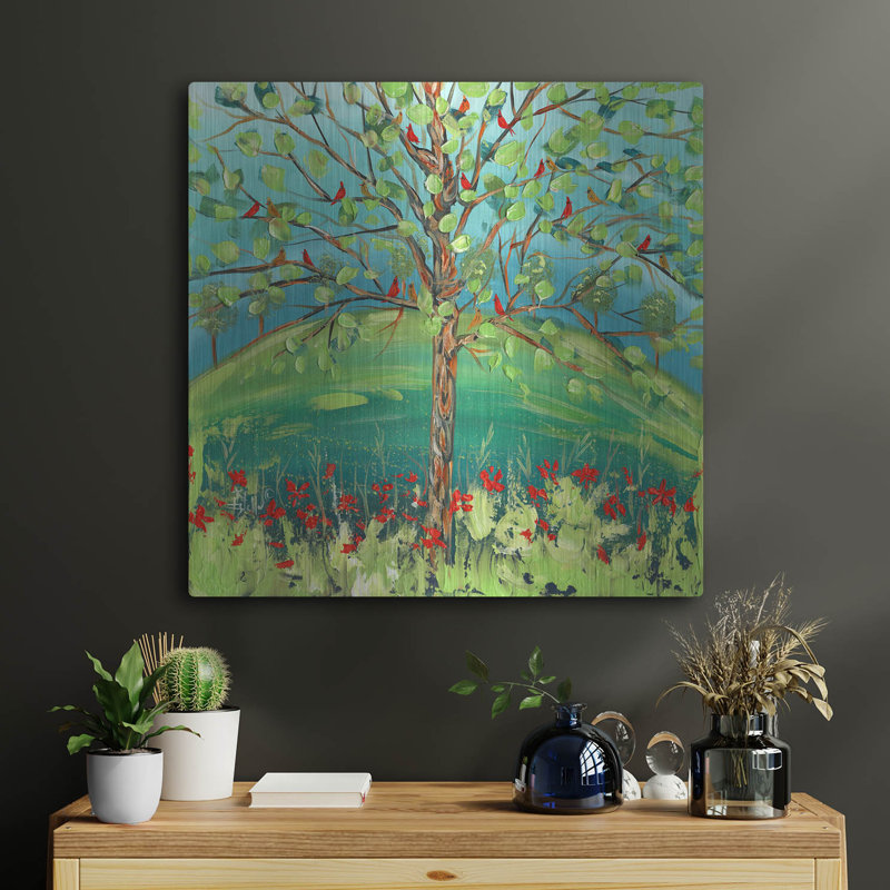 «Family Tree» par Estelle Grengs, H 24 po x l 24 po