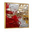 «Cardinal Sin Retro Delight Abstract Red & Gold», reproduction d'art sur toile-1681620868-1681620888