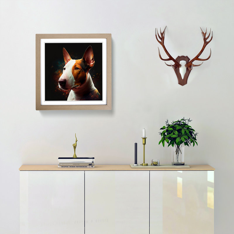 Single Picture Frame Print on Wood, Oak
