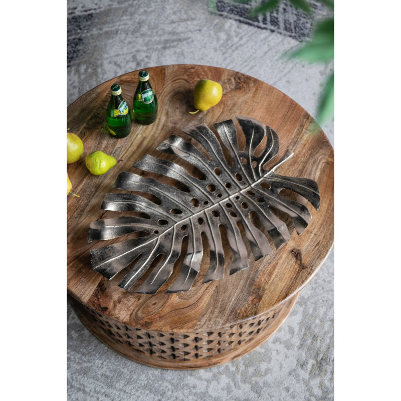 Décoration murale en feuille d'or 24,8 x 17,3 x 2 po, H 1,96 po x l 25,19 po x P 17,42 po